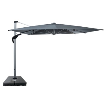 PREMIUM ALUMINUM UMBRELLA WITH GROUND WATER BASE JAVANTE FK10721.01--GREY SHADE 4x4x2.90FK PREMIUM ALUMINUM UMBRELLA WITH GROUND WATER BASE JAVANTE FK10721.01--GREY SHADE 4x4x2.90FK