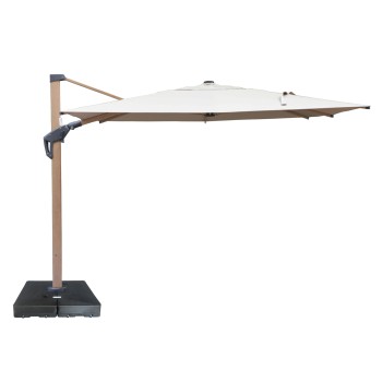 UMBRELLA WITH GROUND WATER BASE JAVANTE FK10721.02 HEAT TRANSFER ALUMINUM--BEIGE SHADE 4x4x2.90FK UMBRELLA WITH GROUND WATER BASE JAVANTE FK10721.02 HEAT TRANSFER ALUMINUM--BEIGE SHADE 4x4x2.90FK