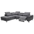 SOFA LEFT CORNER-RECLINE & STORAGE SPACE RESTRO FK3339.01L GREY FABRIC 290x220x80Hcm. SOFA LEFT CORNER-RECLINE & STORAGE SPACE RESTRO FK3339.01L GREY FABRIC 290x220x80Hcm.