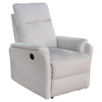 ARMCHAIR RELAX WITH ELECTRIC RECLINE SYNTHIA FK3309.01 BEIGE FABRIC 75x86x100Hcm.