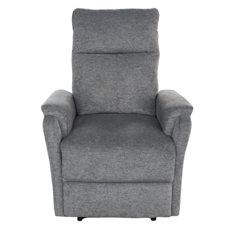 ARMCHAIR RELAX WITH ELECTRIC RECLINE SYNTHIA FK3309.03 GREY FABRIC 75x86x100Hcm. ARMCHAIR RELAX WITH ELECTRIC RECLINE SYNTHIA FK3309.03 GREY FABRIC 75x86x100Hcm.