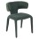 DINING ARMCHAIR BIEN FK18361.04 GREEN FABRIC 49.5x55.5x76Hcm.