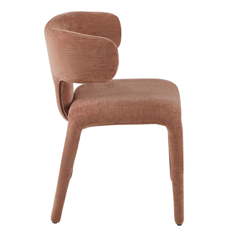 DINING ARMCHAIR BIEN FK18361.03 TERRACOTTA LINEN FABRIC 49.5x55.5x76Hcm. DINING ARMCHAIR BIEN FK18361.03 TERRACOTTA LINEN FABRIC 49.5x55.5x76Hcm.