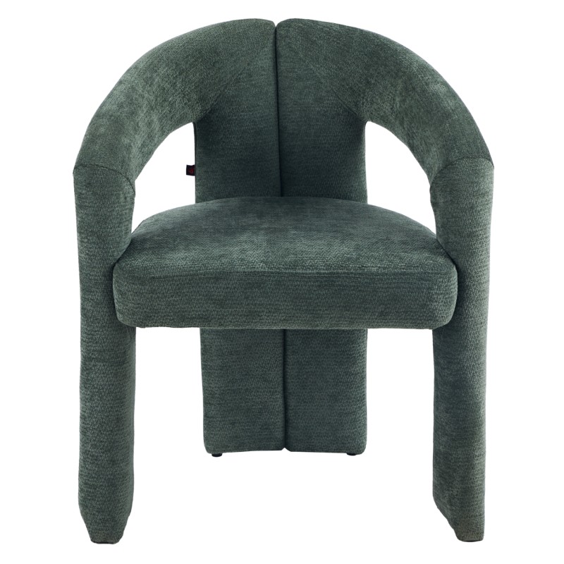 DINING CHAIR FK18362.04 GREEN LINEN FABRIC 64x50x76.5Hcm. DINING CHAIR FK18362.04 GREEN LINEN FABRIC 64x50x76.5Hcm.