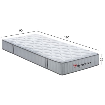 MATTRESS SINGLE HYPNOTTICA FK748.01 POCKET SPRINGS--WHITE 90x190x25Hcm MATTRESS SINGLE HYPNOTTICA FK748.01 POCKET SPRINGS--WHITE 90x190x25Hcm