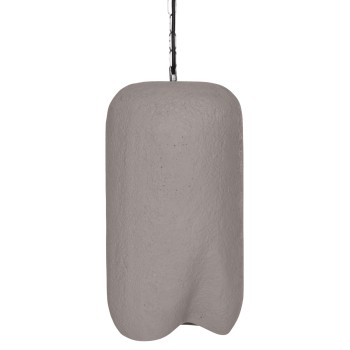 CEILING PENDANT LAMP LOGKY FK4704.03S FIBER CEMENT IN GREY Φ24x47Hcm