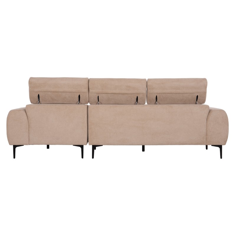 CORNER SOFA RIGHT DIVYA FK3267.11R BROWN FABRIC 260x100-174x104Hcm. CORNER SOFA RIGHT DIVYA FK3267.11R BROWN FABRIC 260x100-174x104Hcm.