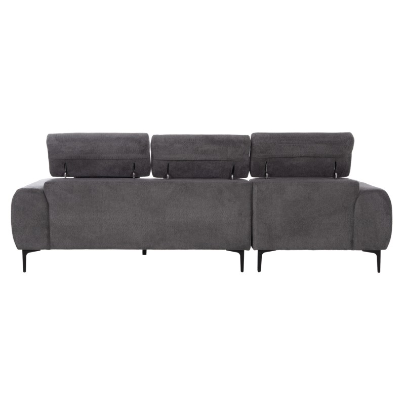 CORNER SOFA LEFT DIVYA FK3267.12L GREY FABRIC 260x100-174x104Hcm. CORNER SOFA LEFT DIVYA FK3267.12L GREY FABRIC 260x100-174x104Hcm.