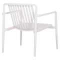 OUTDOOR LOUNGE ARMCHAIR MALEN FK6626.01 WHITE POLYPROPYLENE 67x75x75Hcm OUTDOOR LOUNGE ARMCHAIR MALEN FK6626.01 WHITE POLYPROPYLENE 67x75x75Hcm