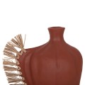 TABLE DECORATIVE VASE JEBB FK4689.08 TERRACOTA IN NATURAL & GRASS--32x15x33Hcm. TABLE DECORATIVE VASE JEBB FK4689.08 TERRACOTA IN NATURAL & GRASS--32x15x33Hcm.
