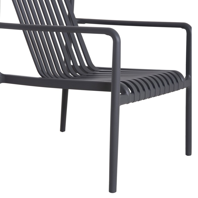 OUTDOOR LOUNGE ARMCHAIR MALEN FK6626.03 GREY POLYPROPYLENE 67x75x75Hcm OUTDOOR LOUNGE ARMCHAIR MALEN FK6626.03 GREY POLYPROPYLENE 67x75x75Hcm
