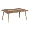 ALUMINUM DINING TABLE TABER FK5131.04 CAPPUCCINO COLOR WITH POLYWOOD TOP 200x100x75Hcm. ALUMINUM DINING TABLE TABER FK5131.04 CAPPUCCINO COLOR WITH POLYWOOD TOP 200x100x75Hcm.