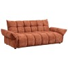 SOFABED MELU FK3314.04 TERRACOTTA FABRIC--POCKET SPRINGS SEAT 240-250x90x85Hcm.
