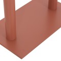 BASE FOR TABLE FK435.27 METAL DOUBLE IN TERRACOTTA COLOR WITH HEIGHT ADJUSTERS 80Χ40Χ72Hcm. BASE FOR TABLE FK435.27 METAL DOUBLE IN TERRACOTTA COLOR WITH HEIGHT ADJUSTERS 80Χ40Χ72Hcm.