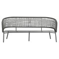 OUTDOOR LOUNGE SET 5-SEAT ELOWEN FK6508.01 ALUMINUM-ROPE-CUSHIONS---GREY