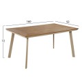 ALUMINUM DINING TABLE WITH POLYWOOD TOP TABER FK5132.04 CAPPUCCINO COLOR 160x92x72Hcm. ALUMINUM DINING TABLE WITH POLYWOOD TOP TABER FK5132.04 CAPPUCCINO COLOR 160x92x72Hcm.