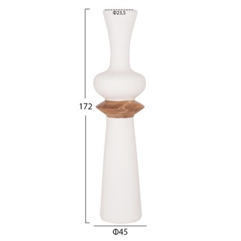 SET 3PCS DECORATIVE FLOOR VASES NEBULA FK21139.02 FIBER CEMENT--ΤΕΑΚ WOOD SET 3PCS DECORATIVE FLOOR VASES NEBULA FK21139.02 FIBER CEMENT--ΤΕΑΚ WOOD