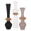 SET 3PCS DECORATIVE FLOOR VASES NEBULA FK21139.02 FIBER CEMENT--ΤΕΑΚ WOOD