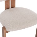 DINING CHAIR KARVO FK18252.01 FABRIC IN BEIGE--BEECH WOOD 57x50x79Hcm. DINING CHAIR KARVO FK18252.01 FABRIC IN BEIGE--BEECH WOOD 57x50x79Hcm.
