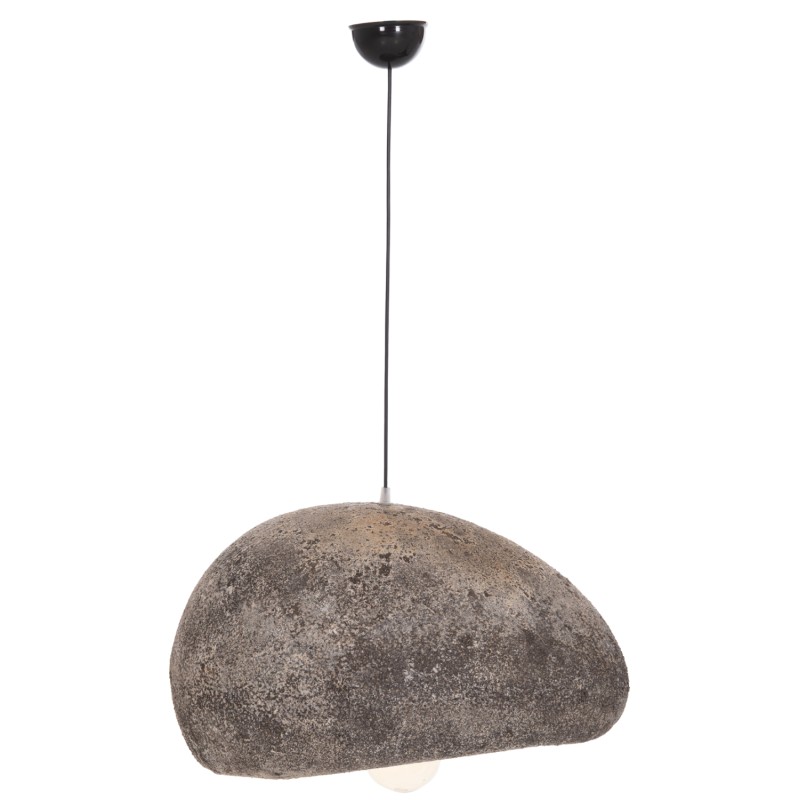 CEILING PENDANT LAMP STONE-LOOK STONER (M) FK4418.04 GREY-- 55x45x40Hcm. CEILING PENDANT LAMP STONE-LOOK STONER (M) FK4418.04 GREY-- 55x45x40Hcm.
