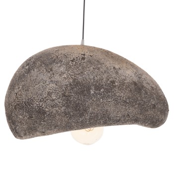 CEILING PENDANT LAMP STONE-LOOK STONER (M) FK4418.04 GREY-- 55x45x40Hcm.