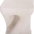 SQUARE STOOL SANTORINI FK18337 POLYRESIN--OFF WHITE 30x30x45Hcm. SQUARE STOOL SANTORINI FK18337 POLYRESIN--OFF WHITE 30x30x45Hcm.