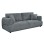 SOFA 3-SEATER STRUCTO FK3329.01 GREY FABRIC 227x94x88Hcm.