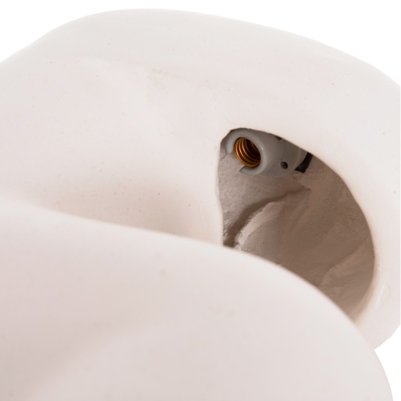 TABLE DECORATIVE LAMP ELBAR FK4698.02 FIBER CEMENT IN WHITE--[E14]--44x12x50Hcm.