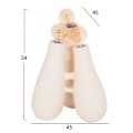 FLOOR LAMP TRILUX FK4700.02 TERRACOTTA IN OFF WHITE--[Ε27x3]-45x45x50Hcm.