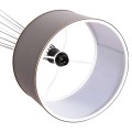 FLOOR STANDING LAMP HUE FK7581.11 METAL PILLAR AND CAP IN GREY Φ38x144Hcm. FLOOR STANDING LAMP HUE FK7581.11 METAL PILLAR AND CAP IN GREY Φ38x144Hcm.
