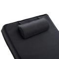 BEACH LOUNGER KORINOS FK10772.05T PINE WOOD IN WALNUT--CUSHION IN BLACK 79x204x77Hcm. BEACH LOUNGER KORINOS FK10772.05T PINE WOOD IN WALNUT--CUSHION IN BLACK 79x204x77Hcm.