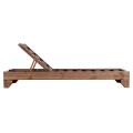 BEACH LOUNGER HEAVY-DUTY KORINOS FK10779.01 IMPREGNATED PINE WOOD IN WALNUT 79x204x77Hcm. BEACH LOUNGER HEAVY-DUTY KORINOS FK10779.01 IMPREGNATED PINE WOOD IN WALNUT 79x204x77Hcm.