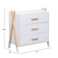 CHILDREN'S ROOM 6PCS SET PACK PASCHAL FK21337 PINE WOOD--MELAMINE-WHITE CHILDREN'S ROOM 6PCS SET PACK PASCHAL FK21337 PINE WOOD--MELAMINE-WHITE