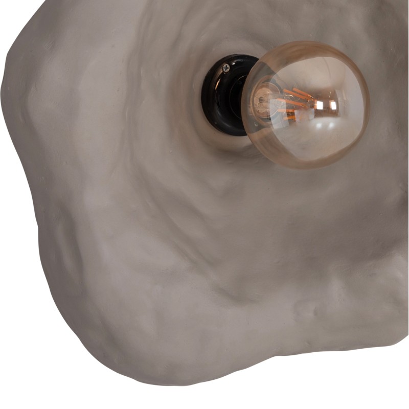 SET 3PCS WALL SCONCES LUXON FK10725.02 FIBER CEMENT IN GREY [S-M-L]
