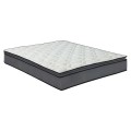 DOUBLE BED WITH MATTRESS KENDRA FK10720.01 GREY VELVET WITH STORAGE SPACE--FOR 160x200cm