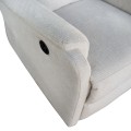 SET SOFA-RELAX ARMCHAIR SYNTHIA FK10736.01 BEIGE FABRIC--ELECTRIC RECLINE [R]