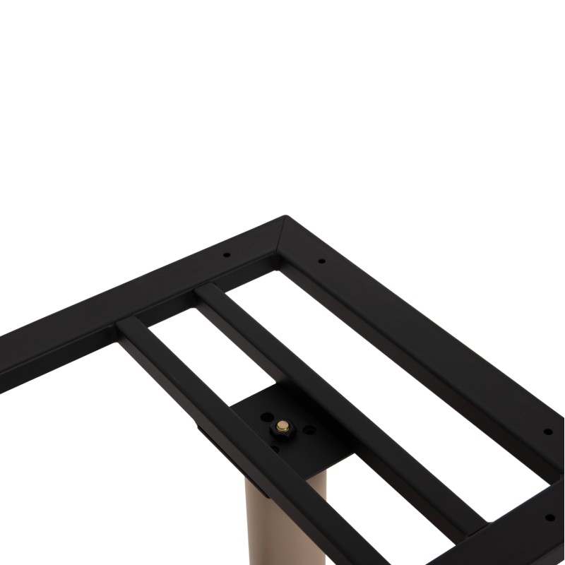 ASE FOR TABLE FK461.25 ALUMINUM DOUBLE IN CAPPUCCINO WITH HEIGHT ADJUSTERS 100Χ60Χ73Hcm. ASE FOR TABLE FK461.25 ALUMINUM DOUBLE IN CAPPUCCINO WITH HEIGHT ADJUSTERS 100Χ60Χ73Hcm.