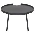 OUTDOOR ROUND COFFEE TABLE TEROC FK6434.01 ALUMINUM IN GREY Φ70x44Hcm OUTDOOR ROUND COFFEE TABLE TEROC FK6434.01 ALUMINUM IN GREY Φ70x44Hcm
