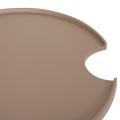 OUTDOOR ROUND COFFEE TABLE TEROC FK6434.03 ALUMINUM IN CAPPUCCINO Φ70x44Hcm