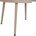 OUTDOOR ROUND COFFEE TABLE TEROC FK6434.03 ALUMINUM IN CAPPUCCINO Φ70x44Hcm
