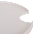 OUTDOOR ROUND COFFEE TABLE TEROC FK6434.02 ALUMINUM IN WHITE Φ70x44Hcm OUTDOOR ROUND COFFEE TABLE TEROC FK6434.02 ALUMINUM IN WHITE Φ70x44Hcm