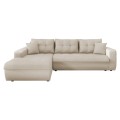 CORNER SOFABED LEFT KANSO FK3338.03L BEIGE FABRIC 244x188x80Hcm. CORNER SOFABED LEFT KANSO FK3338.03L BEIGE FABRIC 244x188x80Hcm.