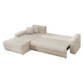 CORNER SOFABED LEFT KANSO FK3338.03L BEIGE FABRIC 244x188x80Hcm. CORNER SOFABED LEFT KANSO FK3338.03L BEIGE FABRIC 244x188x80Hcm.