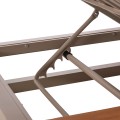 DOUBLE LOUNGE SUNBEDS WITH SUNSHADES GALLANT FK6097.04 ALUMINUM IN CAPPUCCINO 2x2x2m DOUBLE LOUNGE SUNBEDS WITH SUNSHADES GALLANT FK6097.04 ALUMINUM IN CAPPUCCINO 2x2x2m