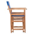 DIRECTOR'S CHAIR LIMNOS FK10543.01 BEECH WOOD IN NATURAL & BLUE TEXTILENE 57x54x88.5Hcm. DIRECTOR'S CHAIR LIMNOS FK10543.01 BEECH WOOD IN NATURAL & BLUE TEXTILENE 57x54x88.5Hcm.