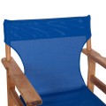 DIRECTOR'S CHAIR LIMNOS FK10543.01 BEECH WOOD IN NATURAL & BLUE TEXTILENE 57x54x88.5Hcm. DIRECTOR'S CHAIR LIMNOS FK10543.01 BEECH WOOD IN NATURAL & BLUE TEXTILENE 57x54x88.5Hcm.