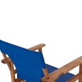 DIRECTOR'S CHAIR LIMNOS FK10543.01 BEECH WOOD IN NATURAL & BLUE TEXTILENE 57x54x88.5Hcm. DIRECTOR'S CHAIR LIMNOS FK10543.01 BEECH WOOD IN NATURAL & BLUE TEXTILENE 57x54x88.5Hcm.