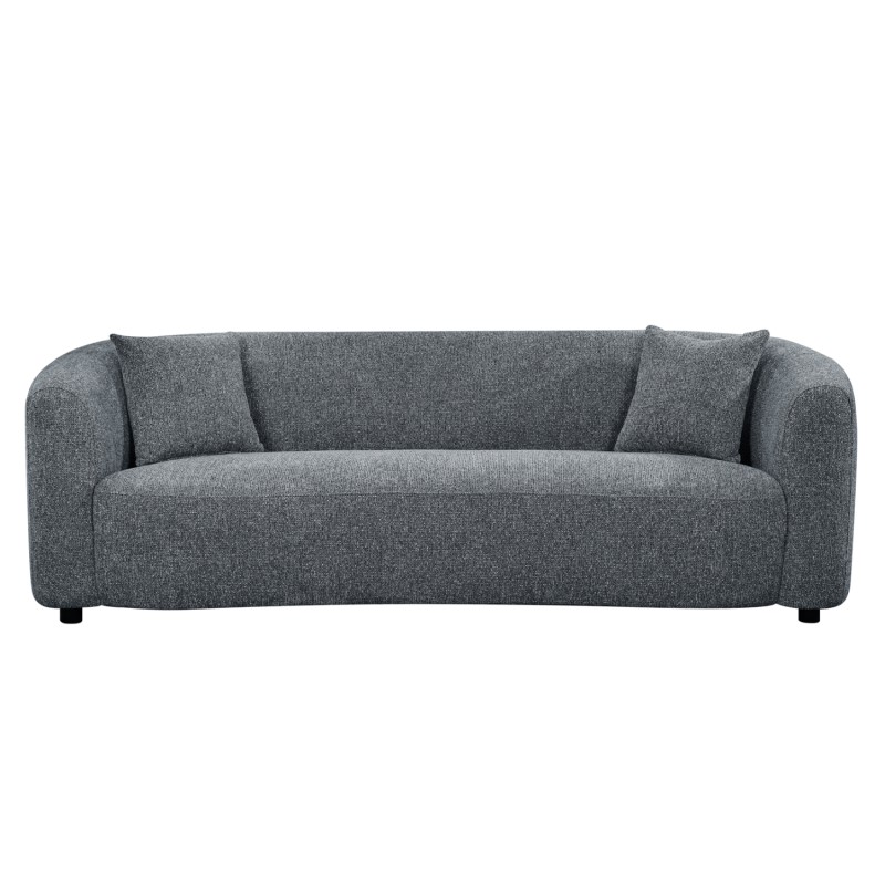 SOFA 3-SEATER NORD FK3321.01 GREY FABRIC 230x96x75Hcm. SOFA 3-SEATER NORD FK3321.01 GREY FABRIC 230x96x75Hcm.