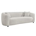 SOFA 3-SEATER NORD FK3321.02 LIGHT BEIGE FABRIC 230x96x75Hcm. SOFA 3-SEATER NORD FK3321.02 LIGHT BEIGE FABRIC 230x96x75Hcm.