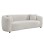 SOFA 3-SEATER NORD FK3321.02 LIGHT BEIGE FABRIC 230x96x75Hcm.